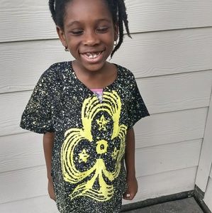 Boys and girls African print top and shorts pant